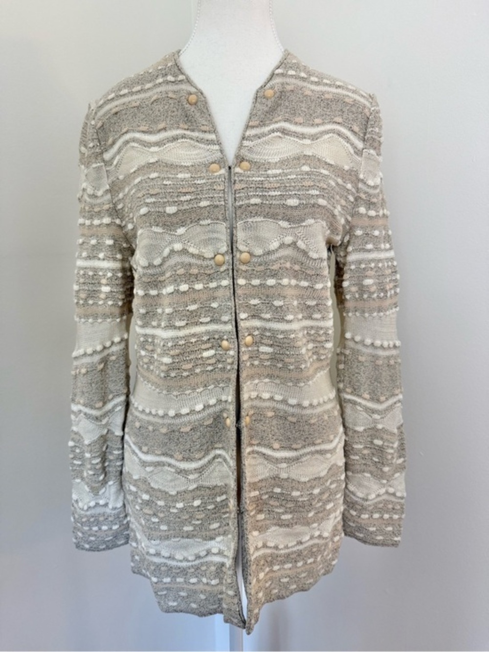 Vintage St. John Wool Blend Cardigan Size Small